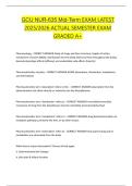 GCU NUR-635 Mid-Term EXAM LATEST 2025&sol;2026 ACTUAL SEMESTER EXAM GRADED A&plus;