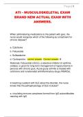ATI - MUSCULOSKELETAL EXAM  BRAND NEW ACTUAL EXAM WITH  ANSWERS&period;