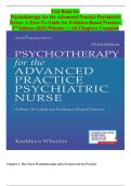 Psychotherapy for the Advanced Practice Psychiatric Nurse 3rd Edition Test Bank &vert; Comprehensive Study & Exam Resource