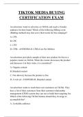 TIKTOK MEDIA BUYING CERTIFICATION EXAM QUESTIONS AND ANSWERS 2025