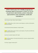 RNSG 2539 Exam I SAC Mobility Program Gas  Exchange Fluid & Electrolytes LATEST ACTUAL  EXAM TEST 2025 WITH LATEST UPDATED  &lpar;QUESTIONS AND ANSWERS&rpar; &sol;ALREADY GRADED A&plus; 