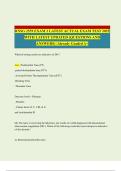 RNSG 2539 EXAM 2 LATEST ACTUAL EXAM TEST 2025  WITH LATEST UPDATED &lpar;QUESTIONS AND  ANSWERS&rpar; &sol;Already Graded A&plus;