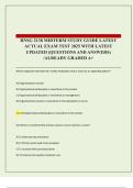 RNSG 2138 MIDTERM STUDY GUIDE LATEST  ACTUAL EXAM TEST 2025 WITH LATEST UPDATED (QUESTIONS AND ANSWERS)  /ALREADY GRADED A+ 
