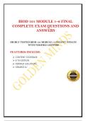BIOD 101 MODULE 1&ndash;6 FINAL COMPLETE EXAM QUESTIONS AND ANSWERS