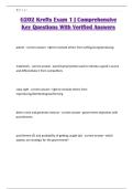 G202 Krefts Exam 1 &vert; Comprehensive Key Questions With Verified Answers