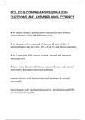 BIOL 235 COMPREHENSIVE EXAM 2026 FULL QUESTIONS AND SOLUTIONS GRADED A&plus;