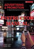 Instructor Manual with Case Notes for Advertising and Promotion an Integrated Marketing Communications Perspective&comma; 6th Canadian Edition by Michael Guolla George Belch Michael Belch