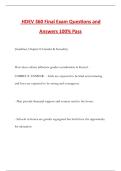 HDEV 360 Final Exam Questions and Answers 100&percnt; Pass