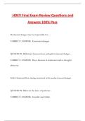 HDEV Final Exam Review Questions and Answers 100&percnt; Pass