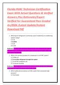 Florida HVAC Technician Certification Exam With Actual Questions & Verified Answers&comma;Plus Rationales&sol;Expert Verified For Guaranteed Pass Graded A&plus;&sol;2026 &sol;Latest Update&sol;Instant Download Pdf