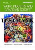 Test Bank to accompany Work, Industry, and Canadian Society, Seventh Edition By Harvey J. Krahn, Karen D. Hughes, and Graham S. Lowe