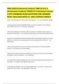 PMK-EE&lpar;E5&rpar; Professional Conduct&sol; PMK-EE for E-5 &lpar;Professional Conduct&rpar;&sol; PMKEE E5 Professional Conduct 3 SETS COMBINED EXAM QUESTIONS AND ANSWERS NEW&excl;&excl; 2025&sol;2026 RATED A&plus; 100&percnt; VERIFIED CORRECT 