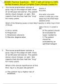 BOARD Practice Questions - TEST 3 with all Correct & 100&percnt; Verified Answers &vert;Actual Complete Exam&vert; Already Graded A&plus;
