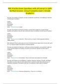 BOC Practice Exam Questions with all Correct & 100&percnt; Verified Answers &vert;Actual Complete Exam&vert; Already Graded A&plus;