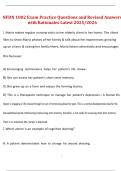 NFDN 1002 &ndash; Exam Practice Questions and Revised Answers with Rationales Latest 2025&sol;2026