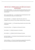 BUNDLE FOR MKTG 351 Test 2 EXAMS  &vert;  ALL  Questions with 100&percnt; Correct Answers UPDATED 
