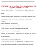 NFDN 1002 &ndash; Final Review Exam Study Guide Questions and Answers &ndash; Revised 2025&sol;2026