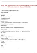 NFDN 1002 &ndash; Elimination and Oxygenation Study Guide Questions and 100&percnt; Correct Answers &ndash; Updated 2025&sol;2026