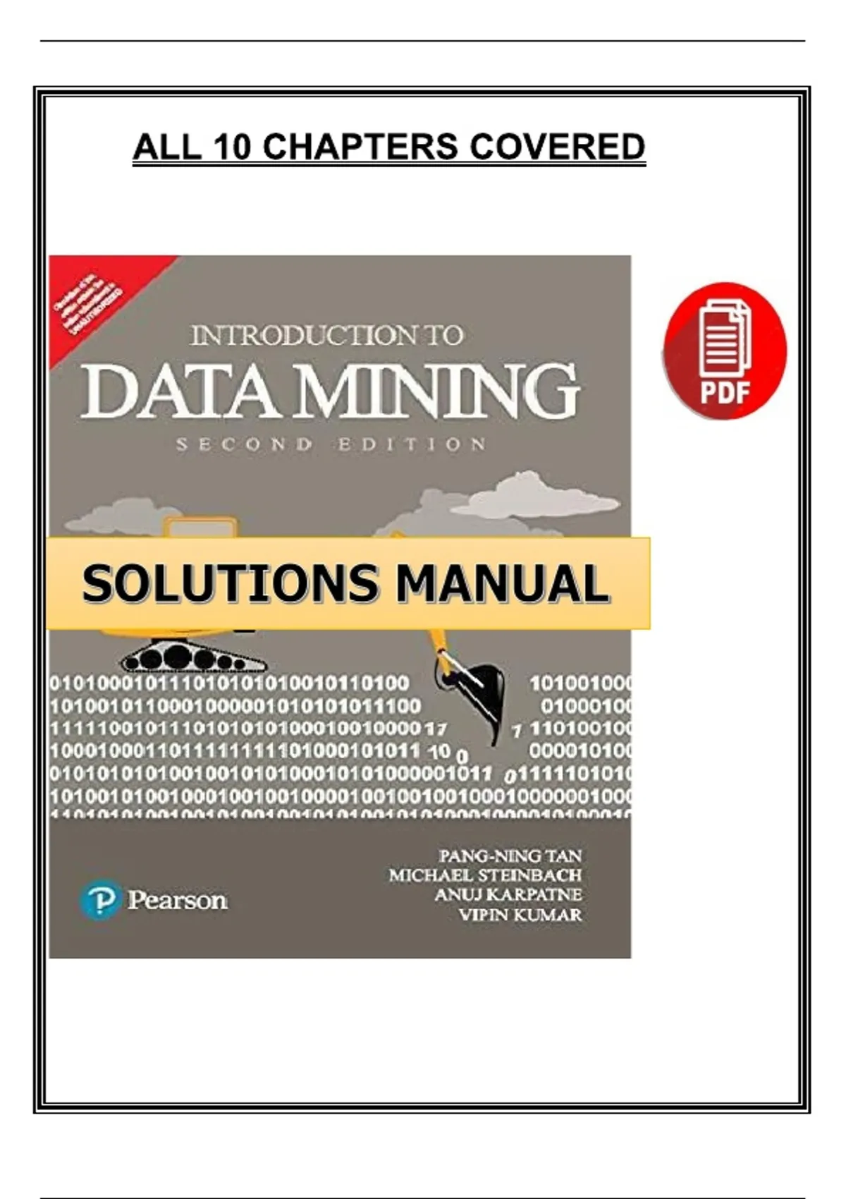 Introduction to Data Mining by Tan (2025 Edition) – Instructor’s ...