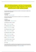 BOG C720 All Book Quizzes&comma; Unit Test&comma; Pre-Assessment&comma; Vocab & Comprehensive Study Materials to Pass the Oa with All Correct & 100&percnt; Verified Answers