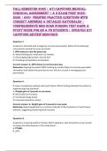 Fall Semester 2025 | ATI Capstone Medical-Surgical Assessment 1 & 2 Exam Prep 2025–2026 | 235+ Verified Practice Questions with Correct Answers & Detailed Rationales | Comprehensive Med-Surg Nursing Test Bank & Study Guide for RN & PN Students | Updated A