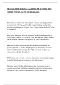 BREATH ALCOHOL TECHNICIAN EXAM OVERVIEW QUESTIONS WITH CORRECT ANSWERS&comma; LATEST UPDATE 2025-2026