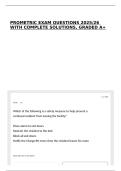 PROMETRIC EXAM QUESTIONS 2025&sol;26 WITH COMPLETE SOLUTIONS&comma; GRADED A&plus;