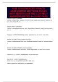 NUR 634 ADVANCED HEALTH ASSESSMENT MIDTERM EXAMS WITH QUESTIONS AND CORRECT ANSWERS RATED A&plus; SURE PASS