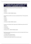 MID TERM NUR 634 QUESTIONS WITH CORRECT ANSWERS RATED A&plus;