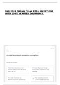RNR 2039 CHANG FINAL EXAM QUESTIONS WITH 100&percnt; VERIFIED SOLUTIONS&period;