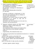 Board of Governors Exam with all Correct & 100&percnt; Verified Answers &vert;Actual Complete Exam&vert; Already Graded A&plus;