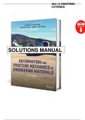 Advanced Mechanical Behaviour of Engineering Materials&colon; Solution Manual for Deformation & Fracture Mechanics &lpar;2025&sol;26&rpar;
