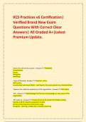   KCS Practices v6 Certification&vert; Verified Brand New Exam Questions With Correct Clear Answers&vert; All Graded A&plus;&vert;Latest Premium Update&period;