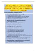 CEPA FINAL EXAM STUDY GUIDE 2026  COMPLETE QUESTIONS WITH CORRECT  DETAILED ANSWERS &vert;&vert; 100&percnt; GUARANTEED  PASS <RECENT VERSION