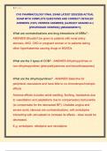 CVS PHARMACOLOGY FINAL EXAM LATEST 2025&sol;2026 ACTUAL  EXAM WITH COMPLETE QUESTIONS AND CORRECT DETAILED  ANSWERS &lpar;100&percnt; VERIFIED ANSWERS&rpar; &vert;ALREADY GRADED A&plus;&vert;  &vert;&vert;PROFESSOR VERIFIED&vert;&vert; &vert;&vert;BRANDNEW&excl;&excl;&excl;&vert;&vert;