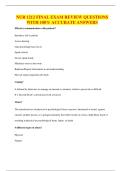 NUR 1212 FINAL EXAM REVIEW QUESTIONS WITH 100&percnt; ACCURATE ANSWERS