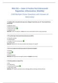 NSG 252 — Exam 3 Practice Test (Intracranial Regulation, Inflammation, Mobility) (100 Multiple Choice Questions with Answers & Rationales)