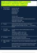 BASIC DYSRHYTHMIAS PART I & II EXAM QUESTIONS & DETAILED COMPLETE SOLUTIONS RATED 100&percnt; CORRECT