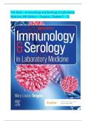 Test Bank - Immunology and Serology in Laboratory Medicine, 8th Edition - Turgeon, Chapters 1 - 27