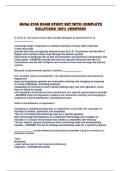 BUSA 2106 EXAM STUDY SET WITH COMPLETE SOLUTIONS 100&percnt; VERIFIED&excl;&excl;