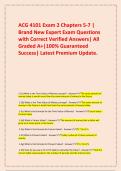 ACG 4101 Exam 2 Chapters 5-7 &vert; Brand New Expert Exam Questions with Correct Verified Answers&vert; All Graded A&plus;&vert;100&percnt; Guaranteed Success&vert; Latest Premium Update&period;