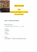 Test Bank for Racial and Ethnic Groups &ndash; 16th Edition by Richard T&period; Schaefer&period;&vert;All chapters 1-17 covered&comma; Graded A&plus;&period;