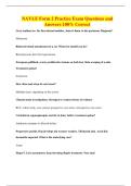 NAVLE Form 2 Practice Exam Questions and Answers 100&percnt; Correct