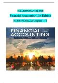Solution Manual For Financial Accounting, Canadian Edition, 7th Edition by Libby, Hodge, Verified Chapters 1 - 13, Complete Newest Version