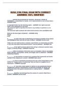BUSA 2106 FINAL EXAM WITH CORRECT ANSWERS 100&percnt; VERIFIED&excl;&excl;