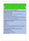 NAFC FITNESS ASSESSMENT EXAM STUDY  GUIDE 2026 COMPLETE QUESTIONS WITH  CORRECT DETAILED ANSWERS &vert;&vert; 100&percnt;  GUARANTEED PASS <RECENT VERSION> 