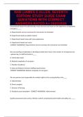 NAB (JAMES E ALLEN, SEVENTH EDITION) STUDY GUIDE EXAM QUESTIONS WITH CORRECT ANSWERS RATED A+ 2025/2026