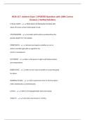 NCM 117- midterm Exam &vert; UPDATED Questions with 100&percnt; Correct Answers &vert; Verified Solutions
