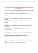 NCM 117 Exam &vert; UPDATED Questions with 100&percnt; Correct Answers &vert; Verified Solutions