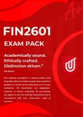 FIN2601 EXAM PACK 2025